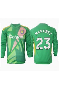 Aston Villa Emiliano Martinez #23 Keeper Fotballdrakt Hjemme Klær 2024-25 Lange ermer